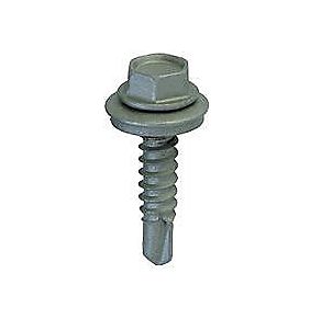 SCREW SDM HEX SEAL C4 10-16 X 25 CLASSIC CREAM 